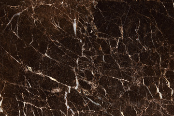 white color in dark brown marble for display product or use for texture background