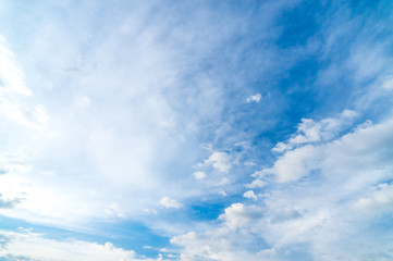 blue sky clouds background