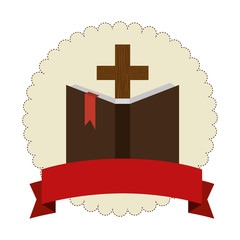 sacred holy bible icon vector illustration design