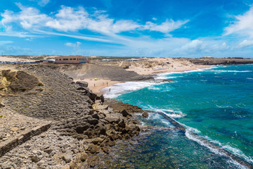 Atlantic ocean coast in Portugal