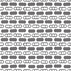 Random geometric background. Seamless pattern.Vector. ランダム連続円形パターン