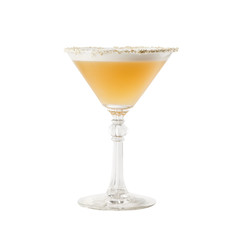 cocktail on the white background