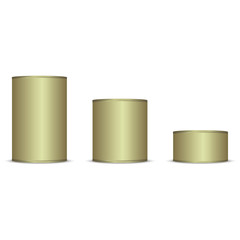 Tin for your design and logo. white color. easy to change any color