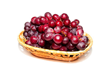 Grapes in a basket
