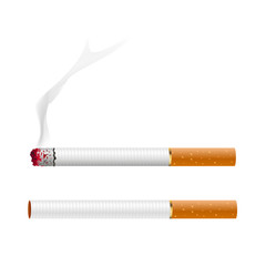 Cigarette vector. Cigarette. vector illustration