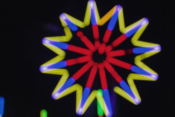 Bokeh colorful