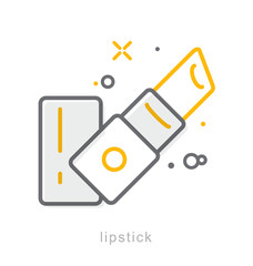 Thin line icons, Lipstick