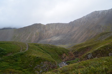The harsh and majestic Sayan mountains.