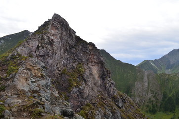 The harsh and majestic Sayan mountains.
