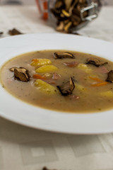 Homemade potato soup