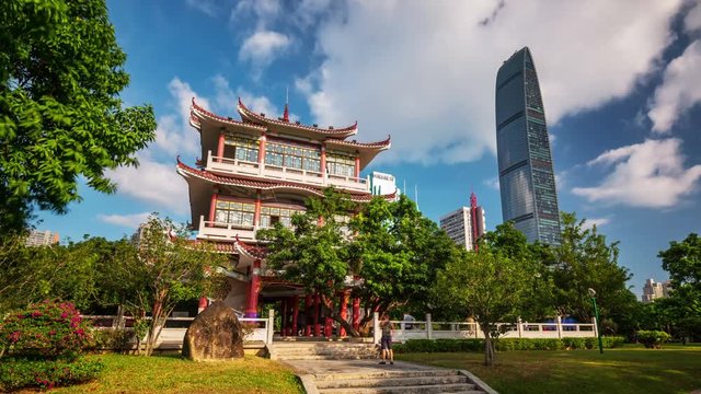 Shenzhen Lychee park timelapse. Lizhi Gongyuan