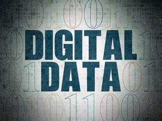 Information concept: Digital Data on Digital Data Paper background