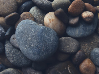 Sea stones on a background
