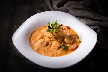 shrimp rose pasta
