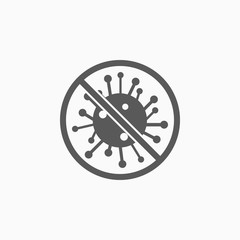  no bacteria icon