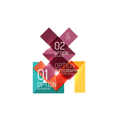 Creative paper geometric business infographic background templates