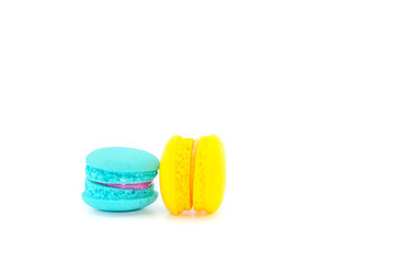 Sweet and colourful macaroons or macaron