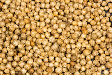 Coriander seeds texture