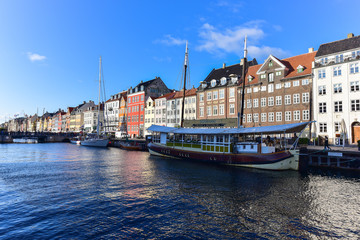 Obraz premium Nyhavn (New Harbor)in Copenhagen, Denmark