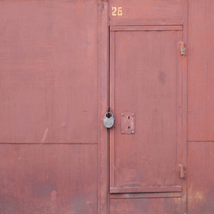 Fototapeta premium Garage gate