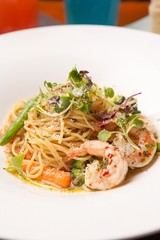 seafood oil pasta
