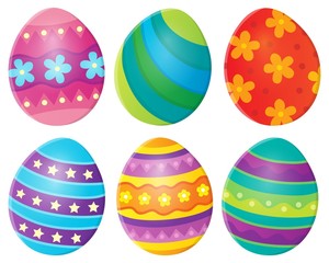 Decorated Easter eggs theme image 8