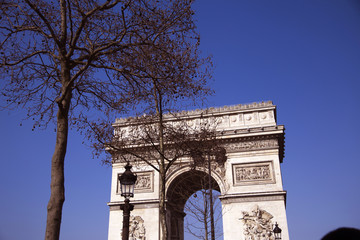 Fototapeta na wymiar Arc de Triumph - Paris, France