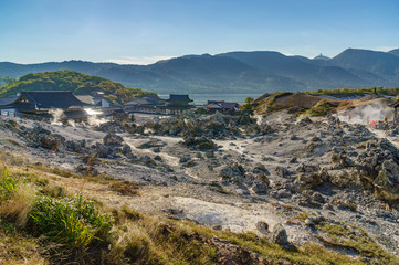 japanese landscape - osorezan - mutsu - aomori