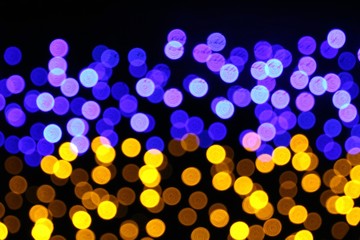 color blur lights