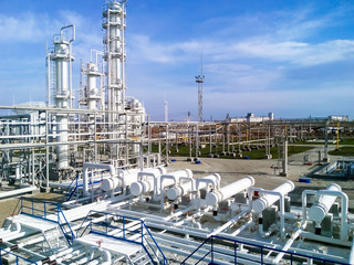 The oil refinery