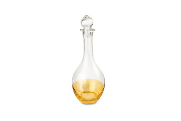 glass carafe isolated on white background
