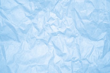 crumpled baby blue paper texture