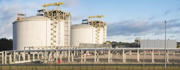 The LNG terminal in Swinoujscie,Poland