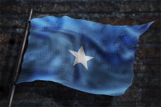 Drapeau de Somalie us&eacute;