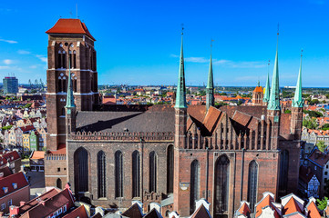 St Mary’s Basilica in Gdansk, Poland