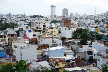 Fototapeta premium View from Long Son Pagoda
