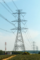 High voltage tower