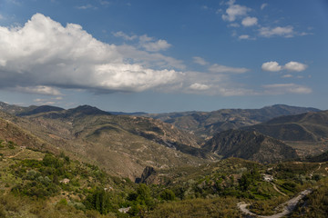 Fototapeta na wymiar Great landscape of Sierra Nevada, south of Spain, Granada