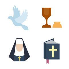 Religion icons vector illustration.