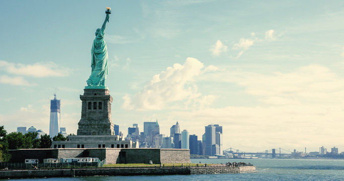 Panorama on Manhattan, New York City