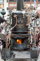 Historische Dampfspritze