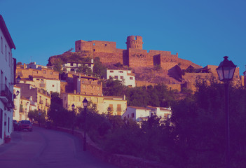 Fototapeta premium Castle of Villafames town