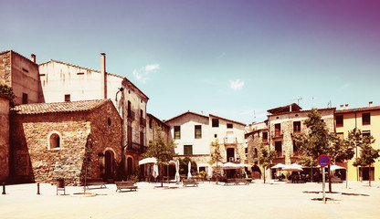 Old town square. Besalu