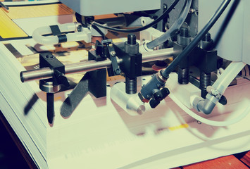 paper at offset printed machine