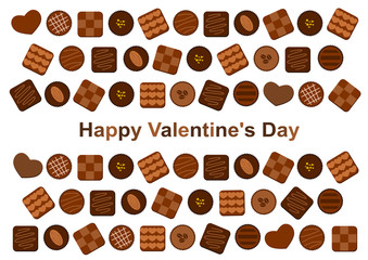 Valentine S Day バレンタインデー チョコアイコン イラスト Advertisement Poster Advertiseme Osame