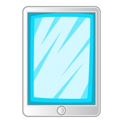 Protecting film for tablet icon, cartoon style