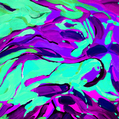 decorative abstract picture for interior, illustration