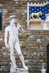 Obraz premium A copy of the sculpture 