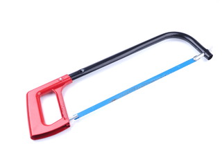 Fototapeta premium hacksaw on a white background