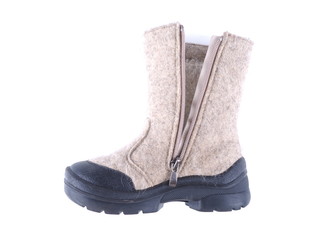 boots on a white background